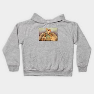 Vintage Mother Goose by Jessie Willcox Smith Kids Hoodie